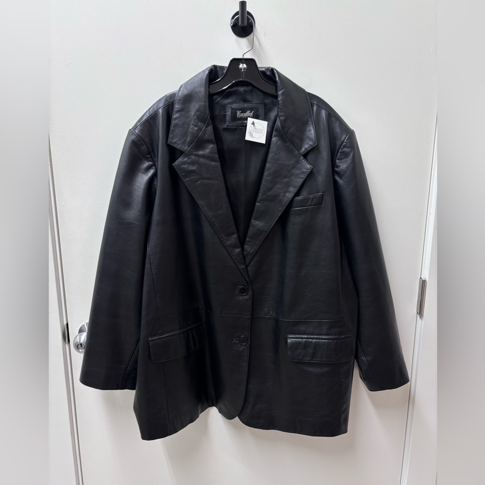 Vintage Excelled Collection Women's Black Leather Jacket